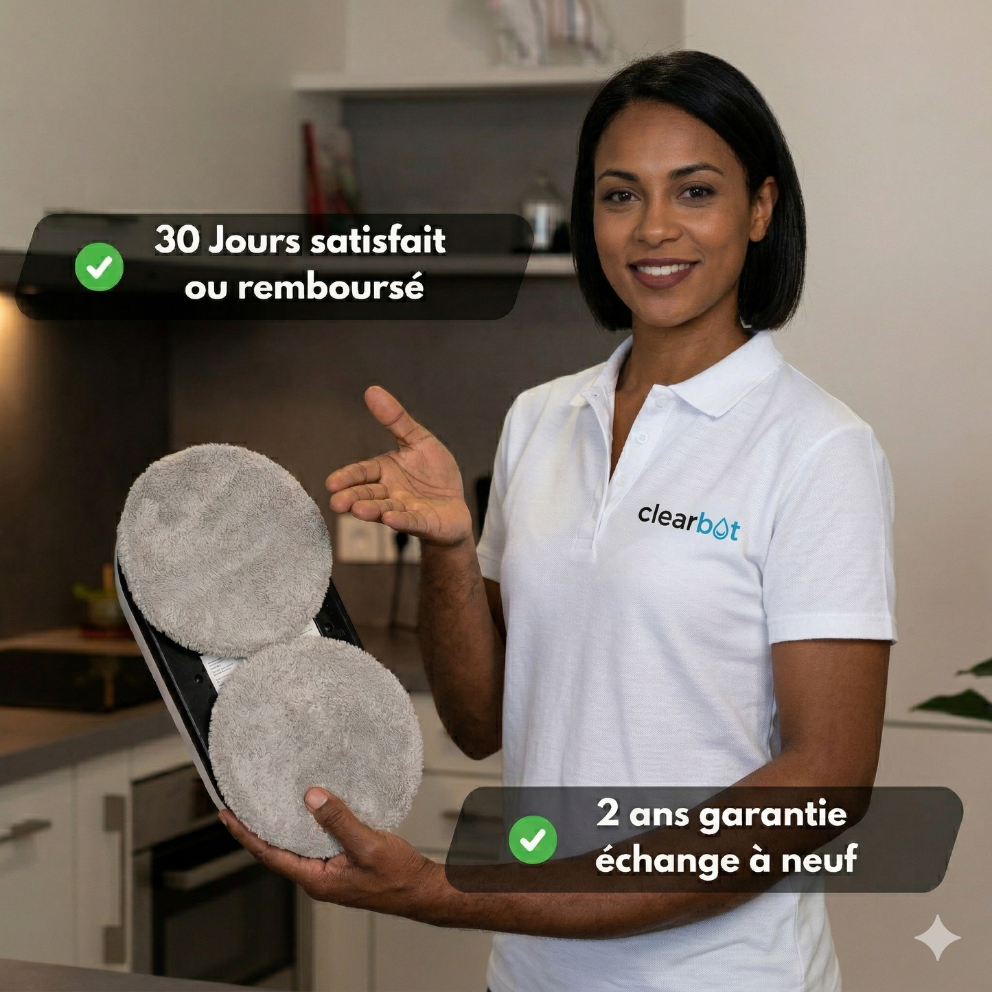 Robot Lave-Vitre Automatique ClearBot® — Nettoyeur de Vitres Sans Effort