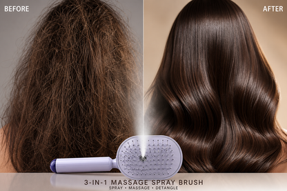 Brosse Massage Spray 3-en-1