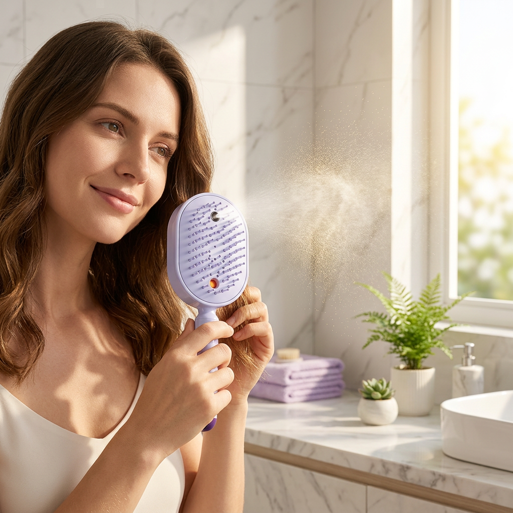 3-in-1 Spray Massage Brush